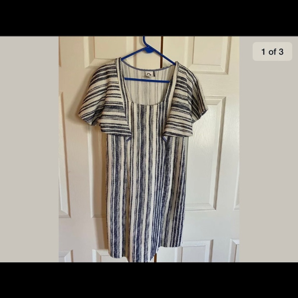 Anthropologie Akemi+Kin Jovanie Blue White Striped